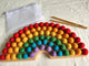 rainbow felt 2.0cm
