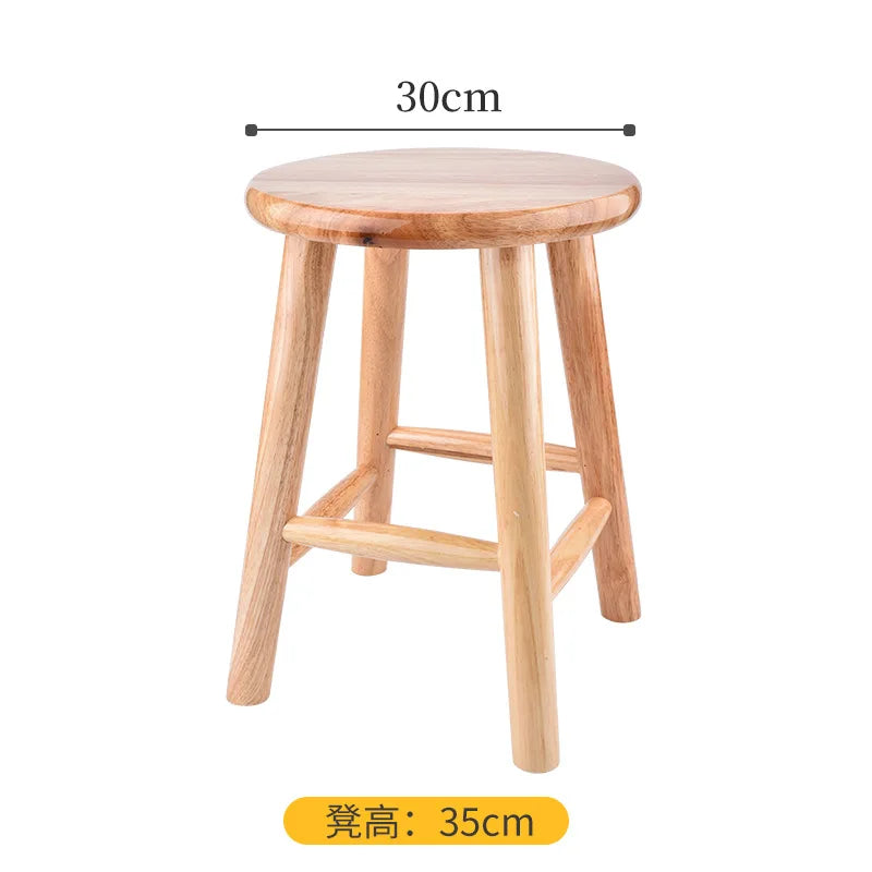 Massivholz kleiner Hocker Log einfacher niedriger Hocker Kinder kleiner Holz hocker nach Hause kleine Bank Schuh hocker Couch tisch runder Hocker