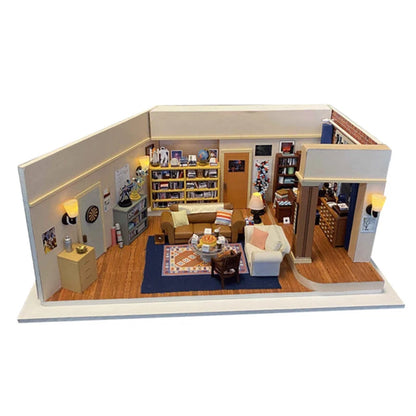 DIY Monicas Apartment - Puppenhäuser aus Holz im Miniatur inkl. Möbel
