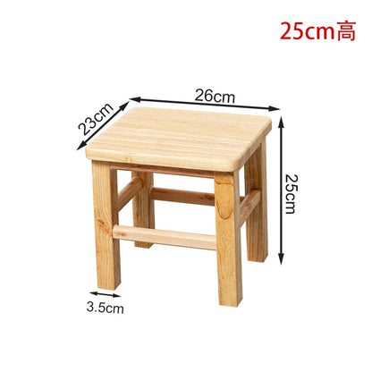 Massivholz kleiner Hocker Log einfacher niedriger Hocker Kinder kleiner Holz hocker nach Hause kleine Bank Schuh hocker Couch tisch runder Hocker