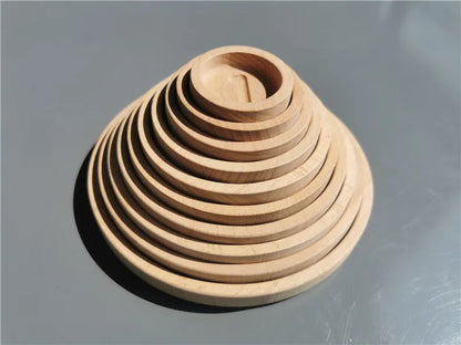 Montessori Sinnes Holzspielzeug Buche Caculate Halbtablett Hundert Brett mit Filzkugeln Alphabete Zahlen Kreatives Spielen