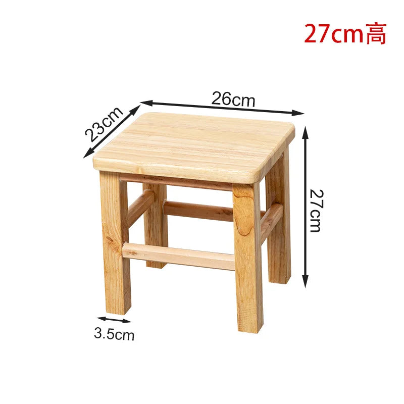 Massivholz kleiner Hocker Log einfacher niedriger Hocker Kinder kleiner Holz hocker nach Hause kleine Bank Schuh hocker Couch tisch runder Hocker