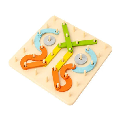 Montessori - Kreativ Board - Puzzle Stecker