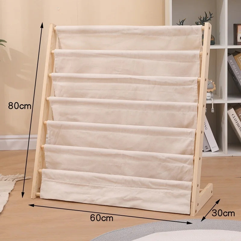 Hause Multitier Massivholz Lesen Bücherregal Abnehmbare Boden Lagerung Bücherregal Kinder Bilderbuch Organizer Lagerung Bücherregal
