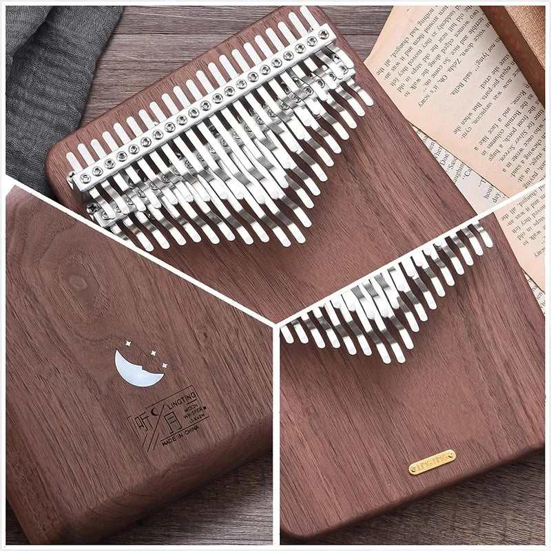 LINGTING Chromatische Kalimba 34 42 Tasten C Note Tragbare Daumenklavier Musiktastatur Professionelle Kalimba Musikinstrumente Geschenke