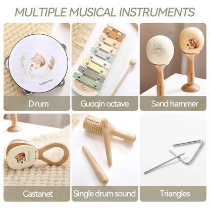 Musikinstrumente - Montessori Musik für Babys ab 3 Monate