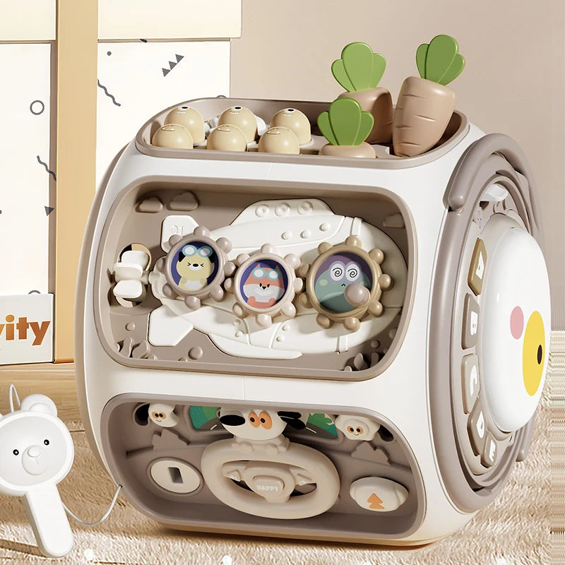 Montessori-Spielzeug für Kinder, magnetisch, Angeln, Eule, beschäftigt, Brett, Maulwurf, Spielnummer, Xylophon, sensorisch, pädagogisch, 3-Jahres-Geschenke für Kleinkinder