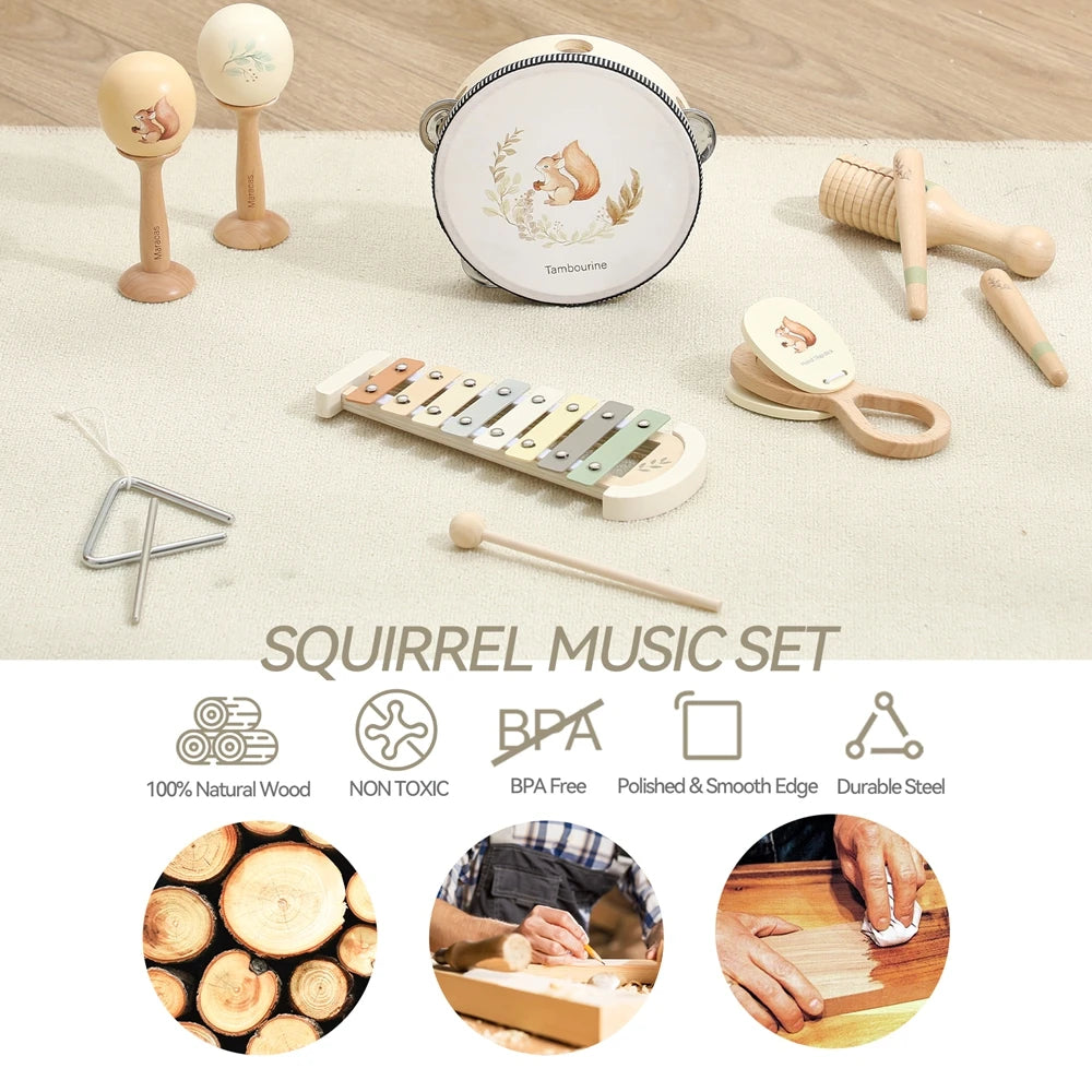Musikinstrumente - Montessori Musik für Babys ab 3 Monate