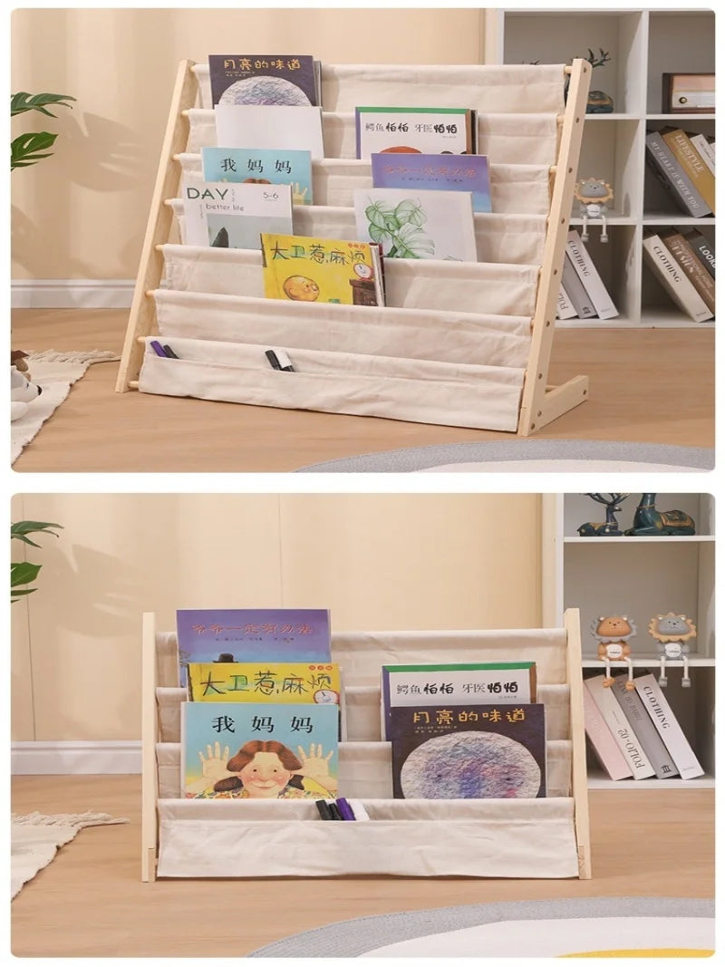 Hause Multitier Massivholz Lesen Bücherregal Abnehmbare Boden Lagerung Bücherregal Kinder Bilderbuch Organizer Lagerung Bücherregal
