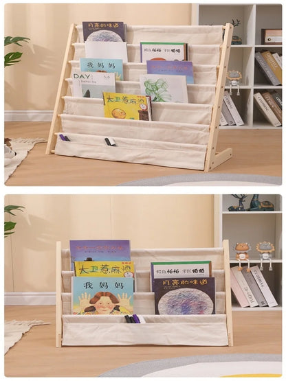 Hause Multitier Massivholz Lesen Bücherregal Abnehmbare Boden Lagerung Bücherregal Kinder Bilderbuch Organizer Lagerung Bücherregal