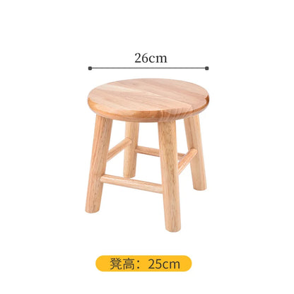 Massivholz kleiner Hocker Log einfacher niedriger Hocker Kinder kleiner Holz hocker nach Hause kleine Bank Schuh hocker Couch tisch runder Hocker