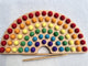 rainbow felt 1.5cm