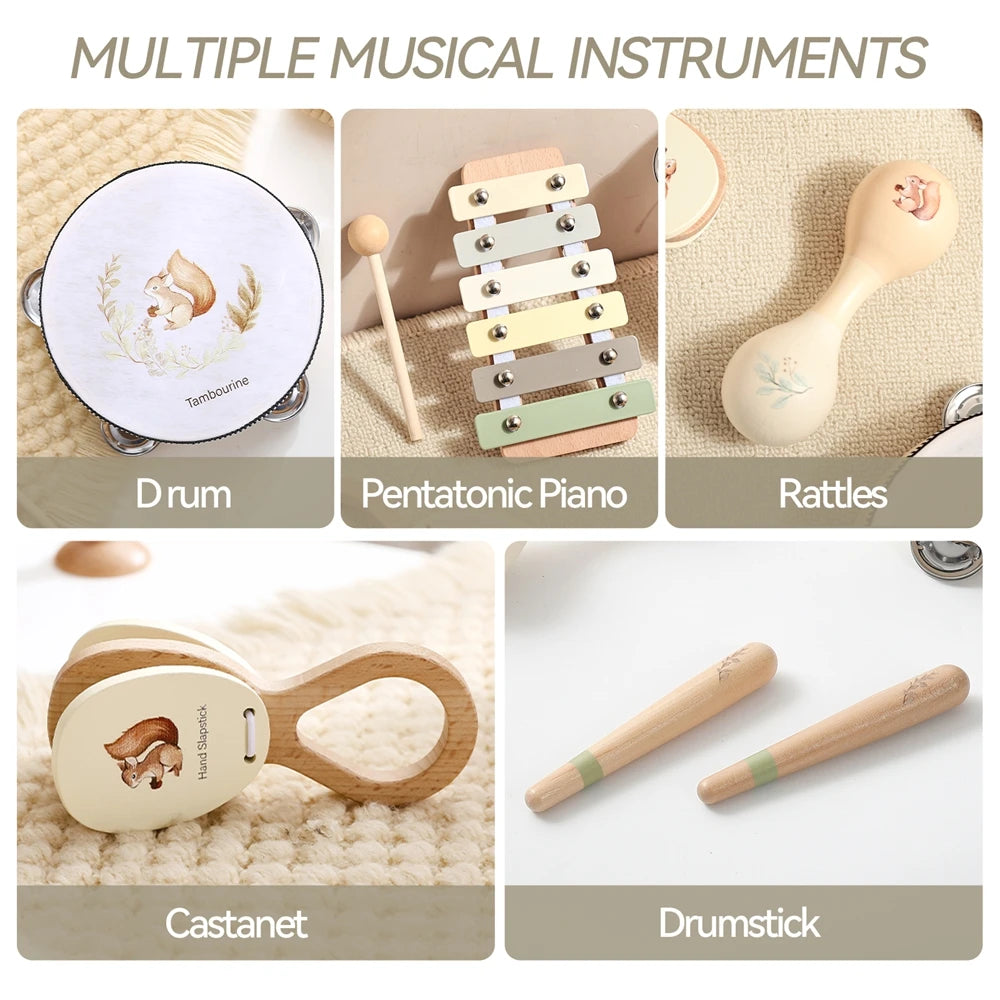 Musikinstrumente - Montessori Musik für Babys ab 3 Monate