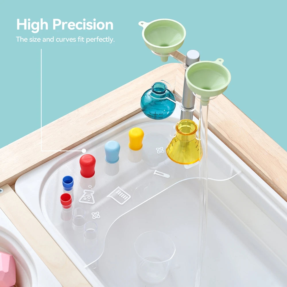 Kinder Montessori Spiele Feine Bewegung Training Sensorische Tablett Brettspiele Simulierte Wissenschaftliche Experimentierausrüstung für Kinder