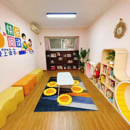 Benutzerdefinierte Baumhaus Dekoration Montessori Kinderzimmer Möbel Holz Lernen Ecke Bereich Versorgung Vorschulmöbel