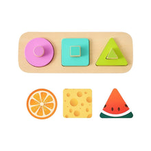 Lade das Bild in den Galerie-Viewer, Baby Montessori Toys Wooden Busy Board Sorting Stacking Fruit Blocks 1 Year Children Puzzle Sensor Early Educational Toy Gift
