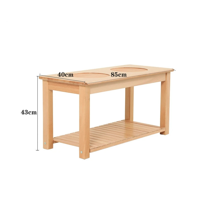 Montessori Möbel Kinder Strand holz Regal/Schrank/Tisch/Teppich Ständer/Schrank Materialien für Kindergarten Kindertag stätte