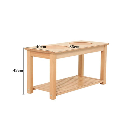 Montessori Möbel Kinder Strand holz Regal/Schrank/Tisch/Teppich Ständer/Schrank Materialien für Kindergarten Kindertag stätte