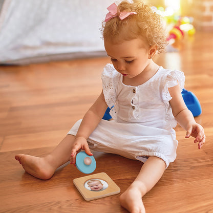 Montessori Educational Box, Babyspielzeug 7-12 Monate, 6 in 1 Lernspielzeug für Kleinkinder - Frühes Lerngeschenk