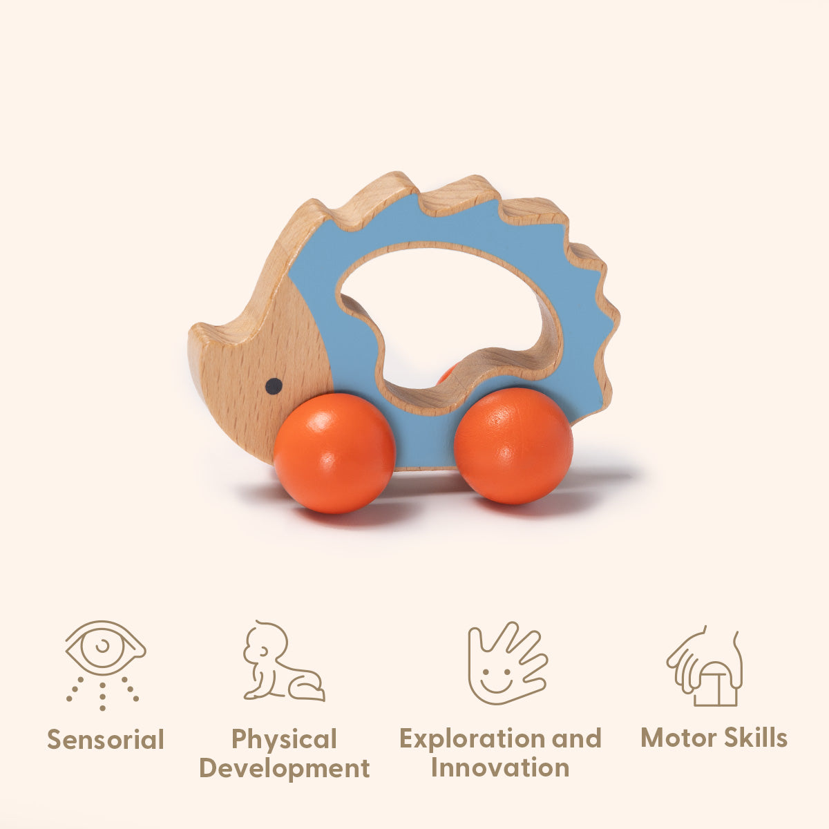 Montessori Educational Box, Babyspielzeug 7-12 Monate, 6 in 1 Lernspielzeug für Kleinkinder - Frühes Lerngeschenk