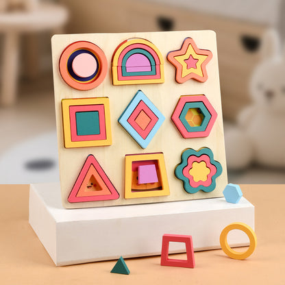 Geometrisches Formen-Lernspiel für Kinder – Spielerische Förderung von Wahrnehmung & Denken