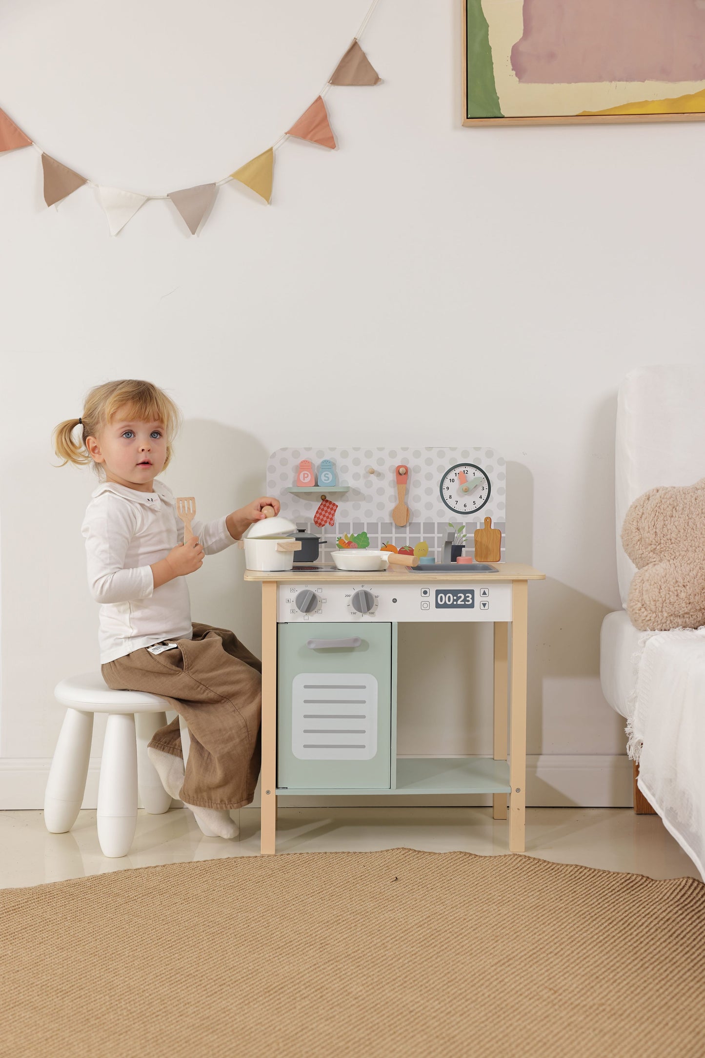 Holz Küchen Set für Kinder – Spielküche