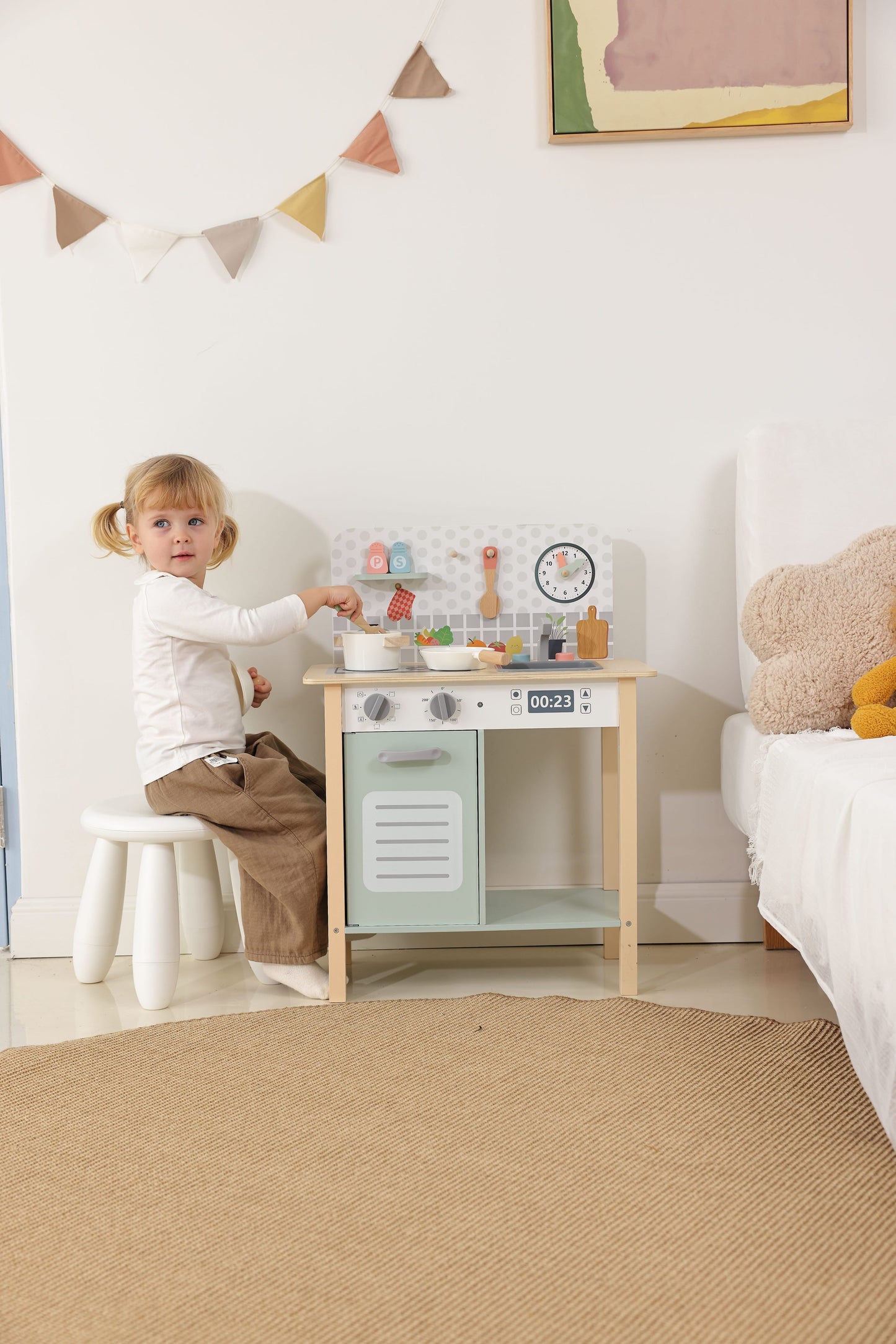 Holz Küchen Set für Kinder – Spielküche