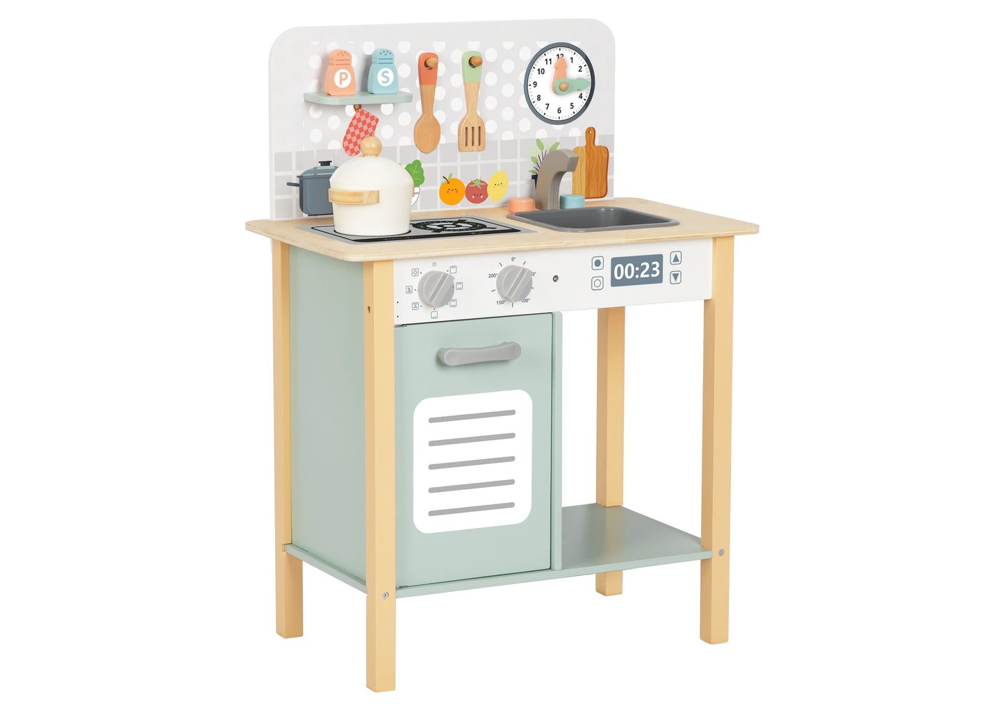 Holz Küchen Set für Kinder – Spielküche