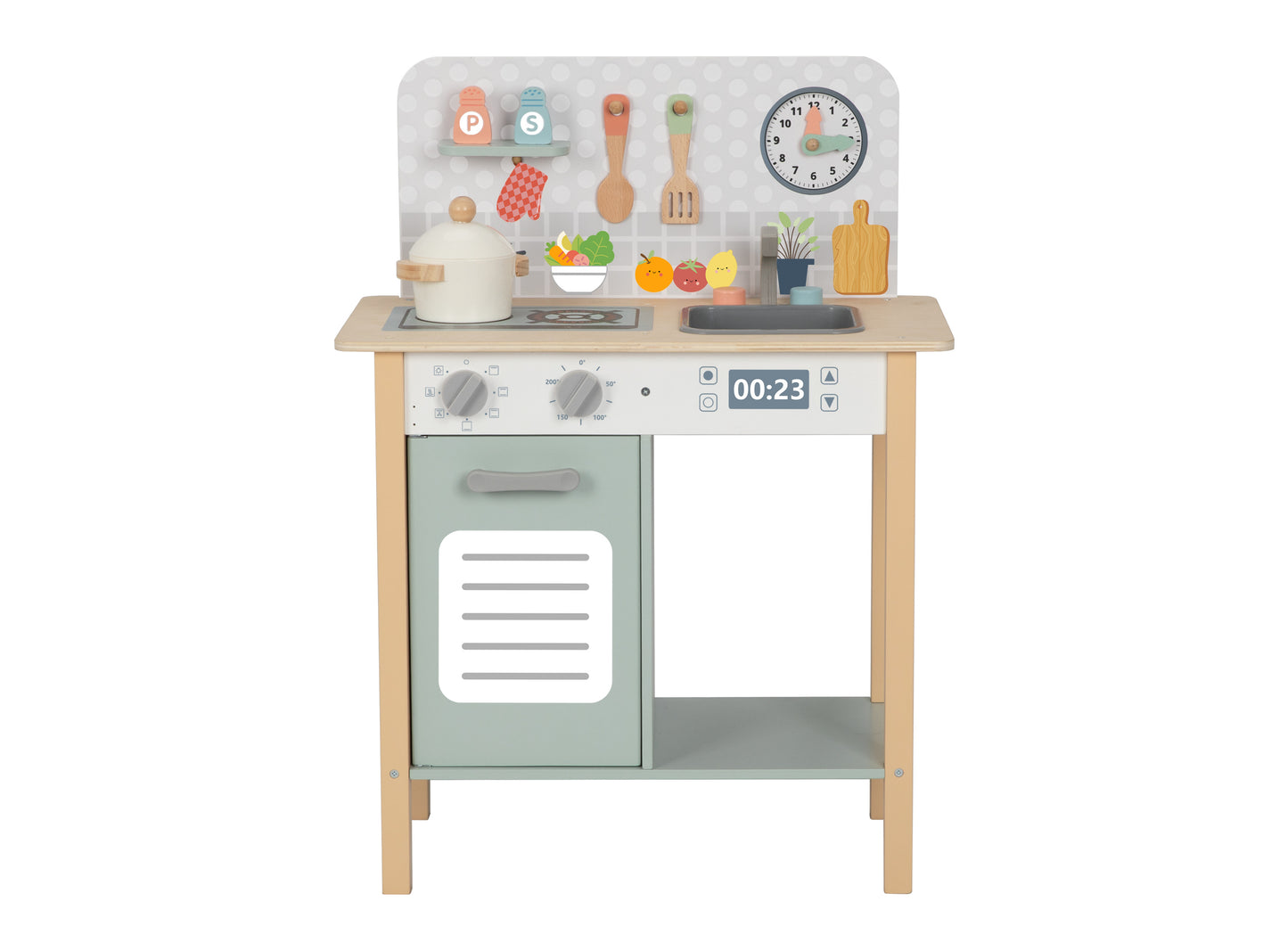 Holz Küchen Set für Kinder – Spielküche