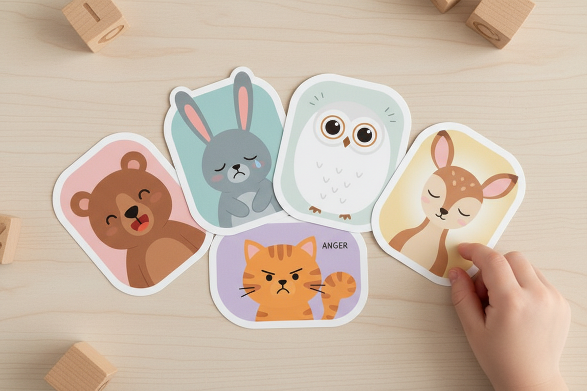 Gefühlskarten für Kinder - Lernkarten