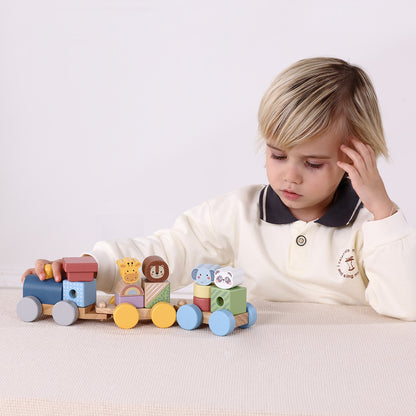 Holzzug mit Tieren für Kinder – Tierischer Spielspaß auf Rädern