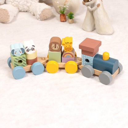 Holzzug mit Tieren für Kinder – Tierischer Spielspaß auf Rädern