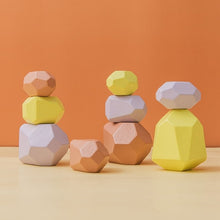 Lade das Bild in den Galerie-Viewer, Stapelsteine Balanciersteine für Kinder Montessori Lernspielzeug
